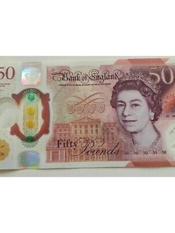 Buy 50 GBP Banknotes