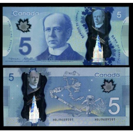 CAD $5 Banknotes