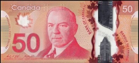 CAD $50 Banknotes