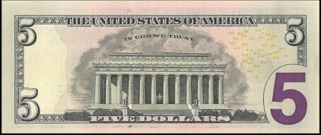 USD $5 Bill